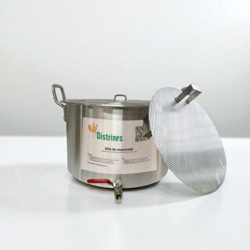 Olla de Macerado en Aluminio 30 Lt