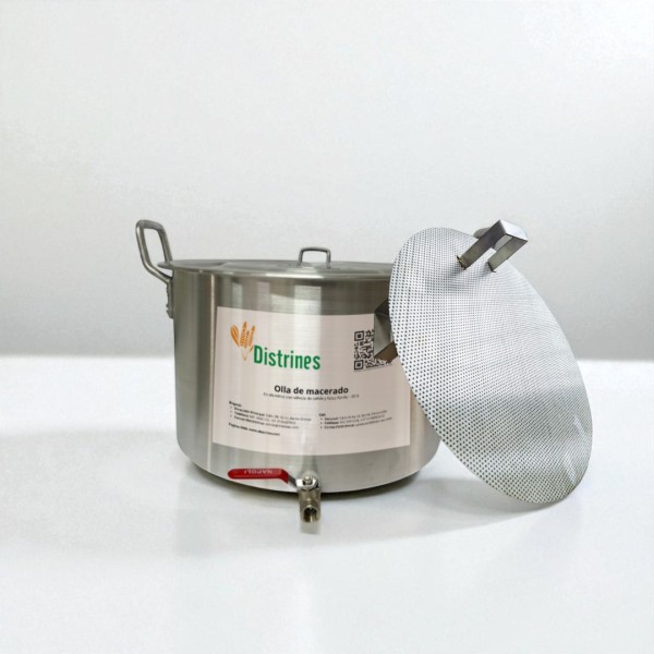 Olla De Macerado En Aluminio 30 LT