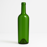 Botella de vino verde 750 ml x 12 un