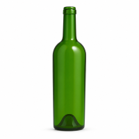  Botella de vino verde 750 ml x 12 un