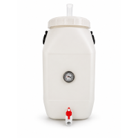 Fermentador Plastico Con Termometro, Airlock Y Valvula De Salida - 30 LT