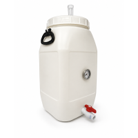 Fermentador Plastico Con Termometro, Airlock Y Valvula De Salida - 30 LT