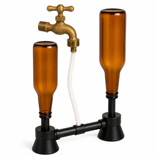 Lavador de Botellas para 2 Unidades