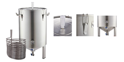 Fermentador Cónico en Acero Inox 60 Litros