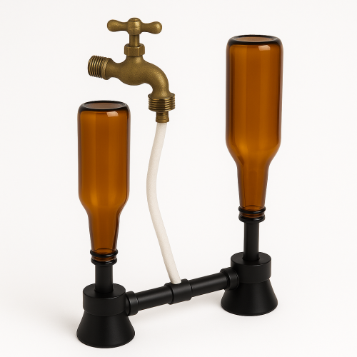 Lavador de Botellas para 2 Unidades